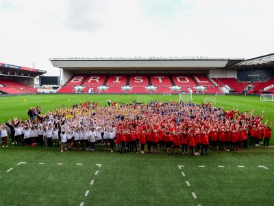 General views as kids take part in Day One of the Bristol Sport Foundation Week of Sport - Ryan Hiscott/JMP - 30/04/2019 - SPORT - Ashton Gate Stadium - Bristol, England - Bristol Bears Community Foundation Camp